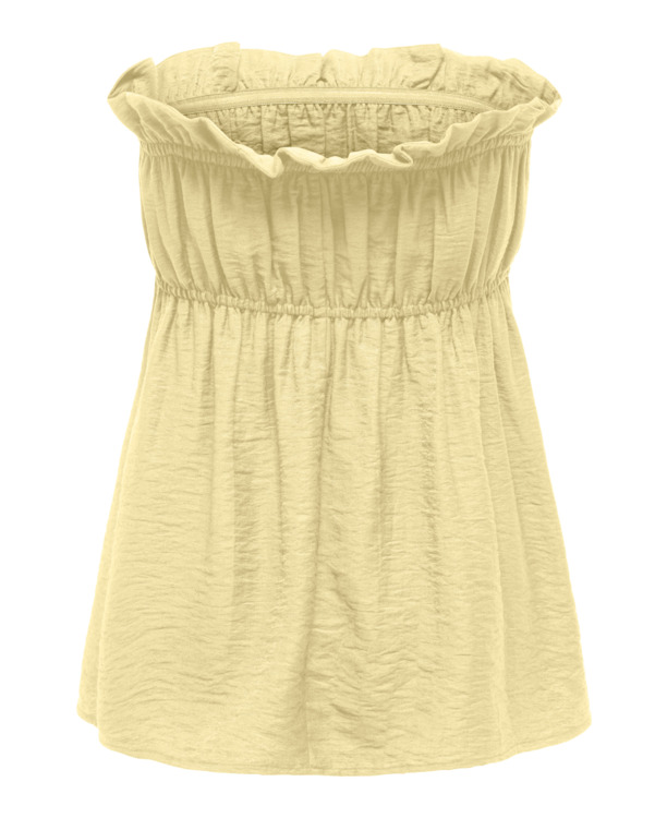 ONLLINO RUFFLE BANDEAU TOP WVN OX