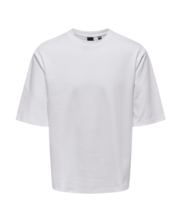 Relaxed Fit O-hals T-shirt met korte mouwen in relaxte pasvorm voor heren Heren