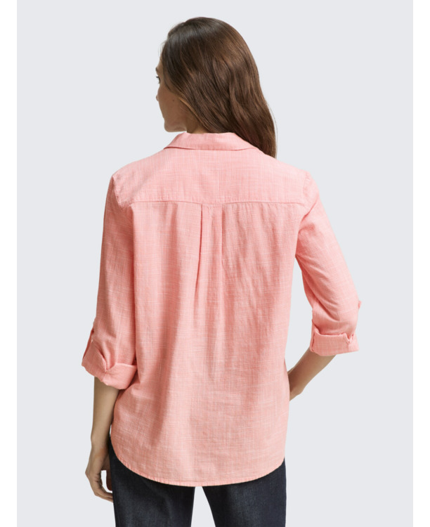 Regular fit blouse van katoen