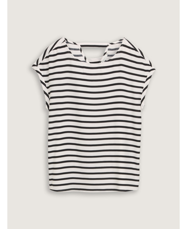 Blouse met uitsnijding aan de achterkant