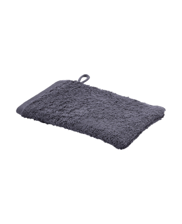 Sava - Washandje - GOTS KATOEN - 16x22 cm - Dark grey
