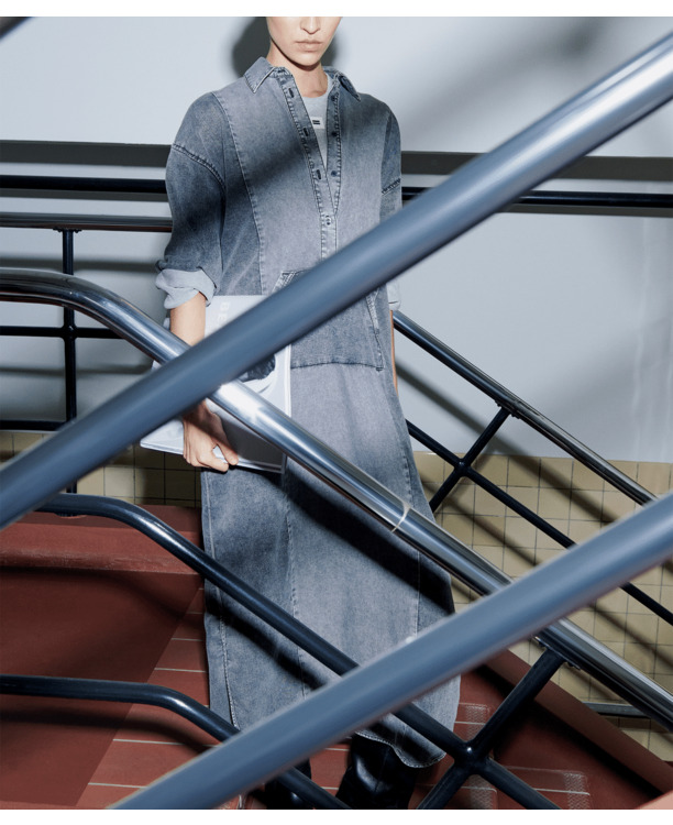 10DAYS Dames broek Billie dress jog denim katoenmix