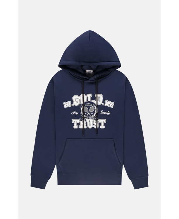 De Tennis Hoodie Blauw Unisex