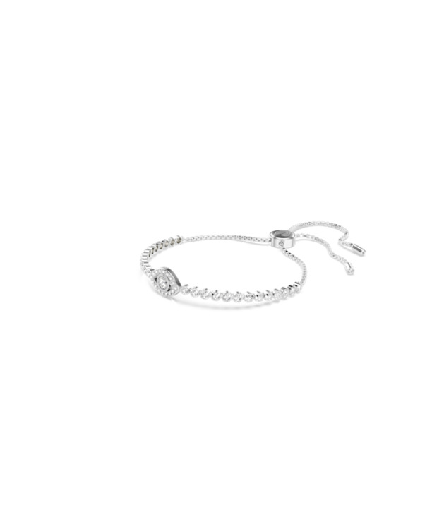 Matrix Tennis Soft Bracelet Rhodium shiny White Crystal