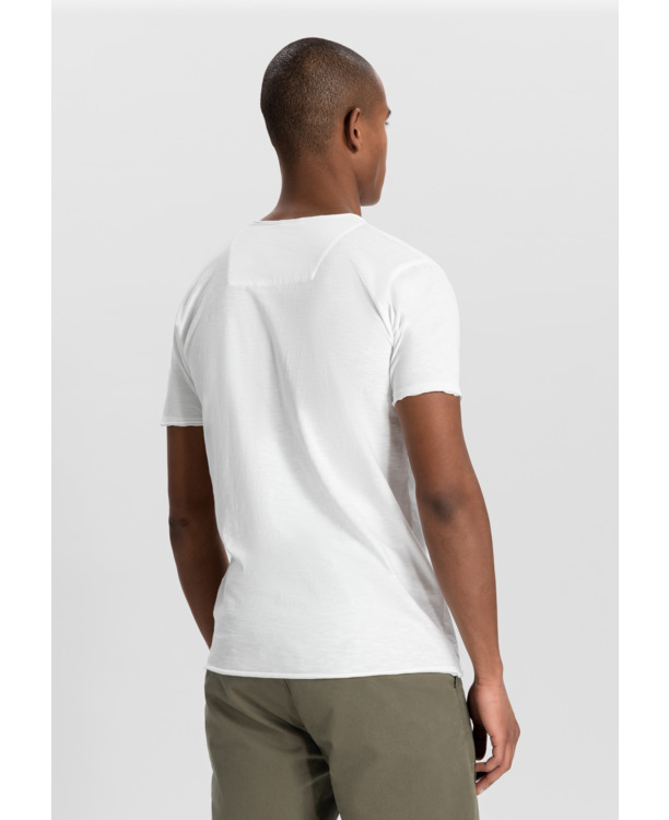 Basic Round Neck Tee Slub Jersey