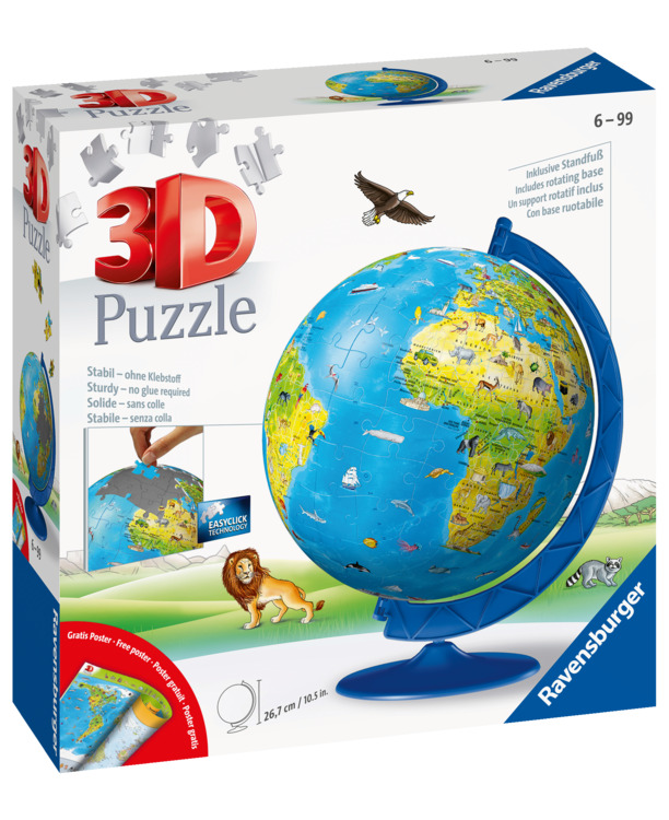 Ravensburger 3D-puzzel 180 stuk(s) Wereld