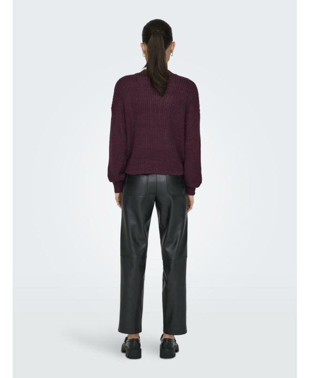 Regular Fit V-Neck Long Sleeves (L/S) Geribbeld vest