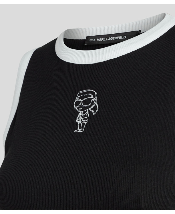 IKON SKETCH EMB RIB TANK TOP