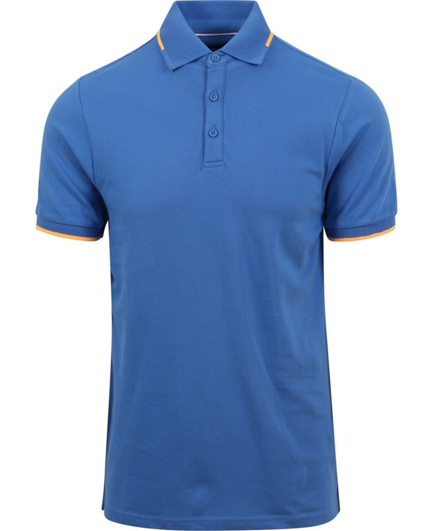 Suitable Fluo B Polo Blauw