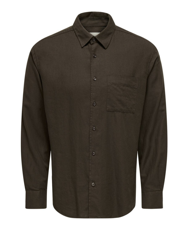 Regular Fit Button Down Kraag Lange Mouwen (L/M) Heren