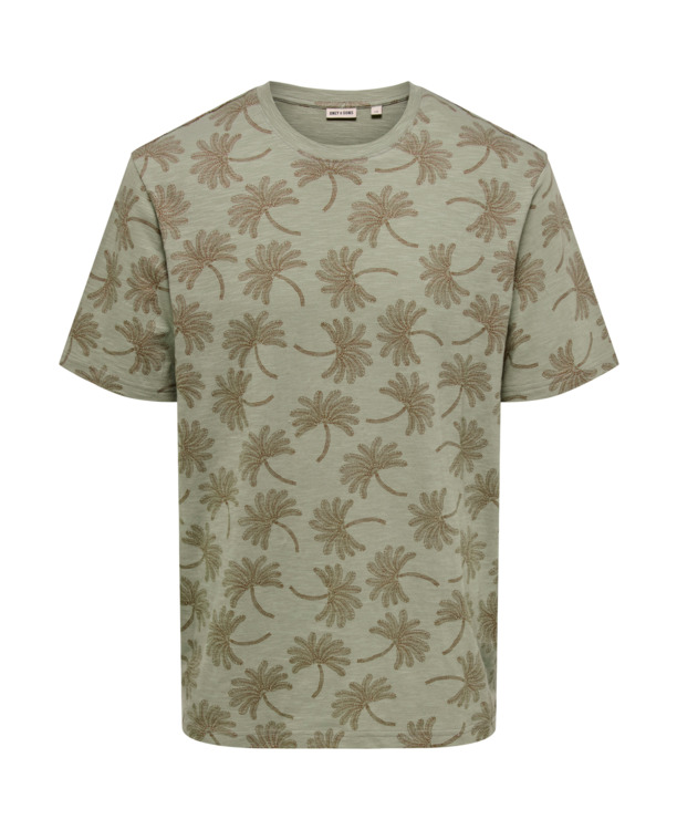 ONSMALDINI AOP REG. SS AOP TEE