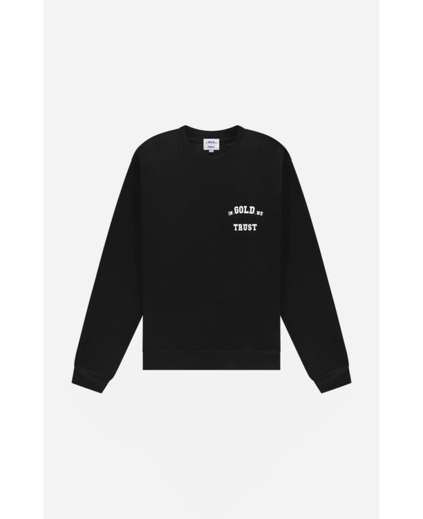 De Uit Sweater Zwart Unisex