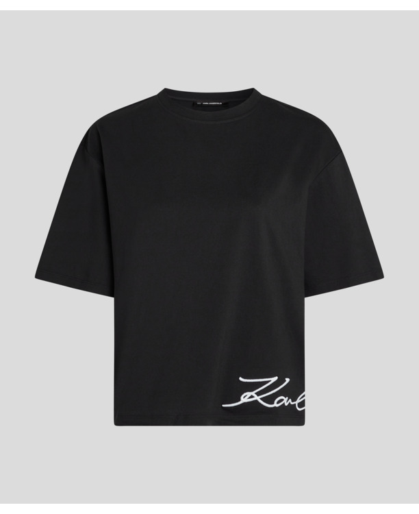 SIGNATURE EMB EDGE T-SHIRT