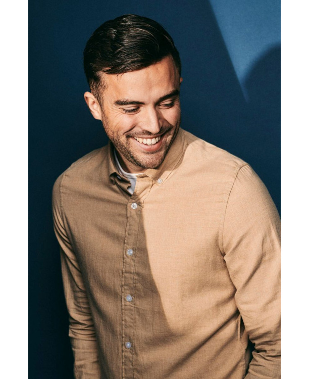 Suitable Overhemd Flanel Beige