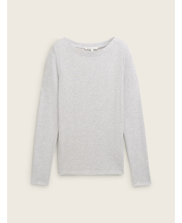 Overhemd met lange mouwen in edelsteenlook