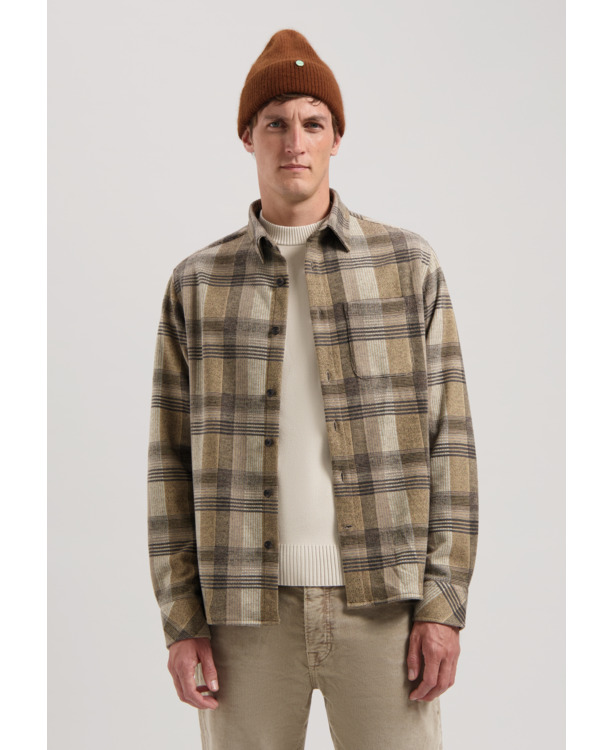 Dstrezzed Heren Flanellen Overhemd Gus Rood