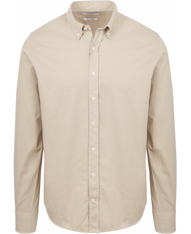 King Essentials The Tommy Overhemd Beige