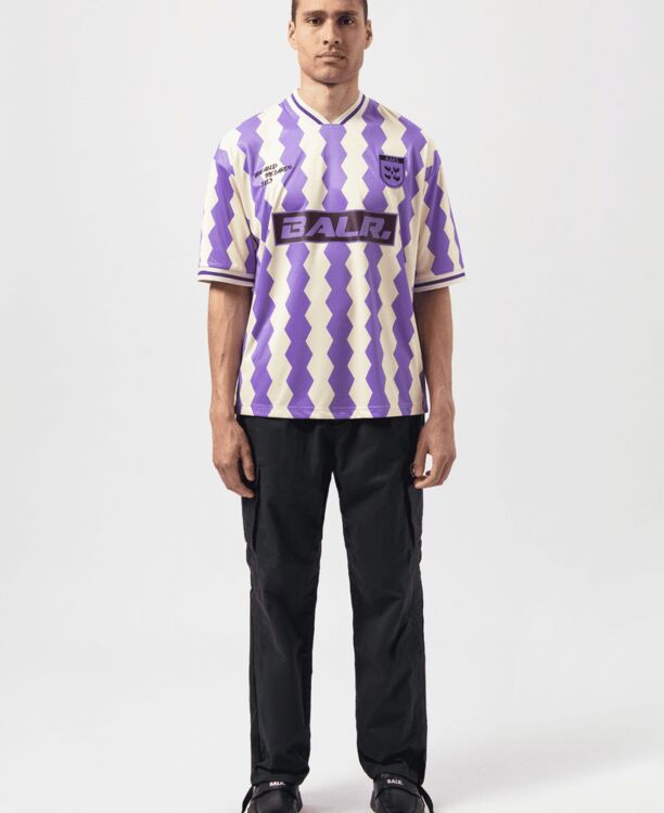 The Club Box Fit Jersey White Swan/Paisley Purple