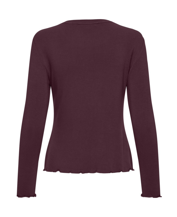 Regular Fit O-Neck Long Sleeves (L/S) Basic top met ronde hals en lange mouwen