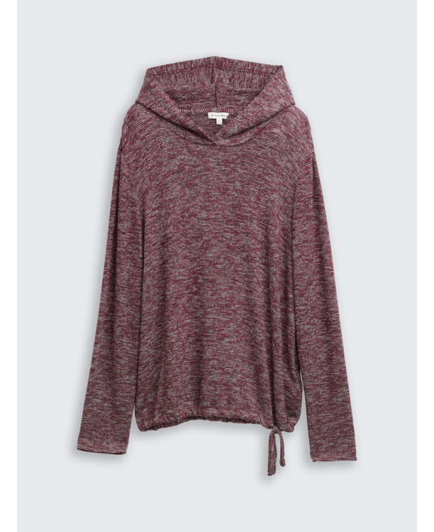 Shirt met lange mouwen en capuchon