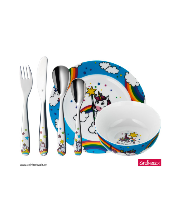 Kids Bestekset 1286059964 Unicorn 6-delig