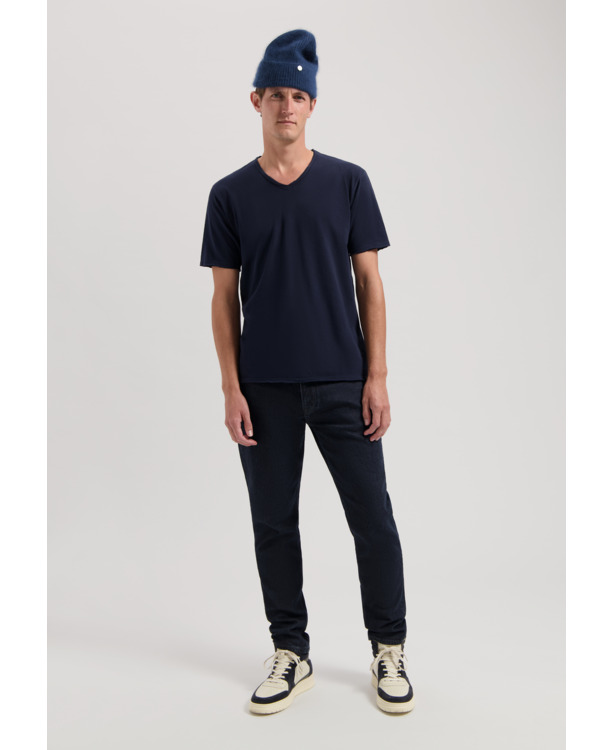 Basic Round Neck Tee Slub Jersey