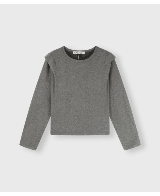 folded shoulder sweater