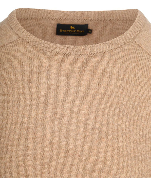 Steppin' Out Trui Lamswol Beige