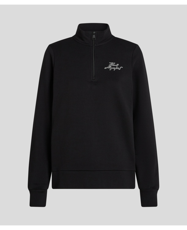 SIGNATURE VARSITY ZIP SWEAT