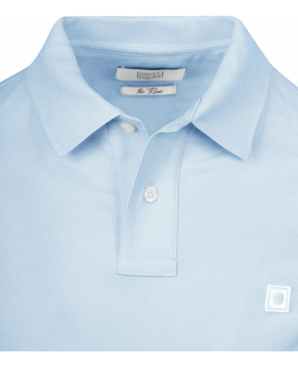 King Essentials The Rene Poloshirt Lichtblauw