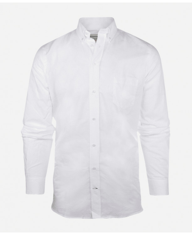 Fine Oxford Shirt Button-Down ML7