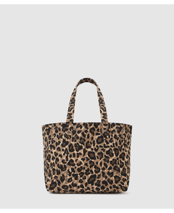 K/STYLE LEOPARD SHOPPER