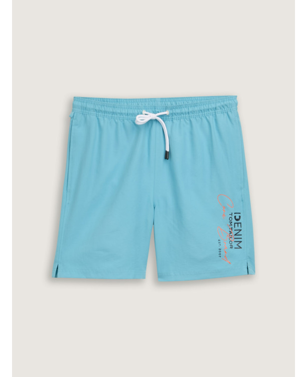 Zwemshort met logoprint