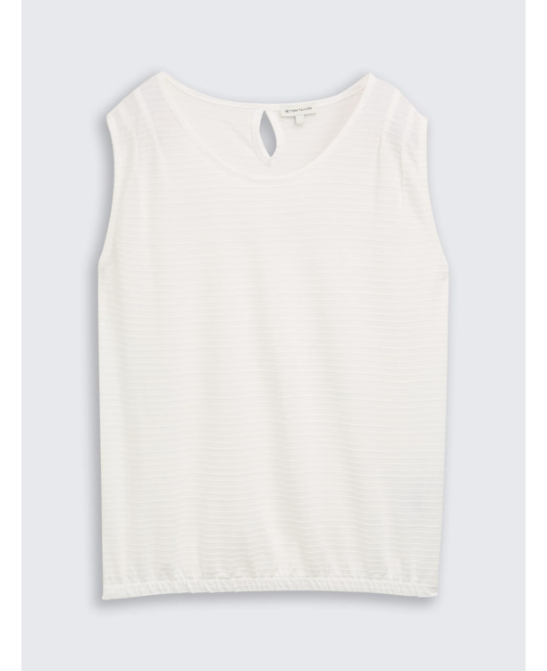 Top met elastische tailleband