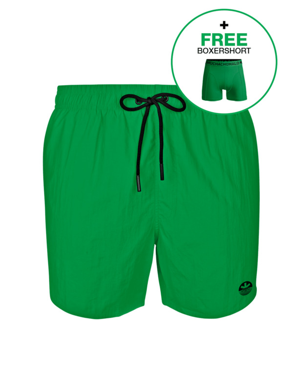 Heren Zwembroek Effen GREEN