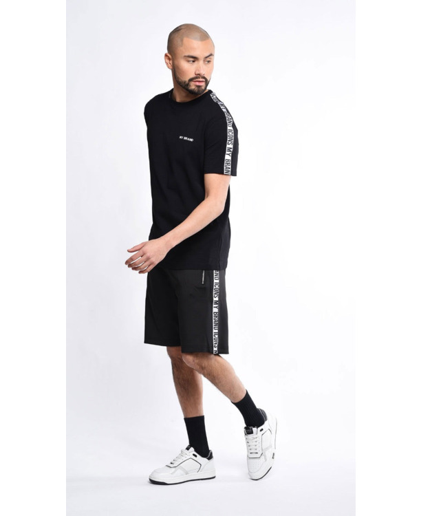 TRACK SHORT ICONS BLACK