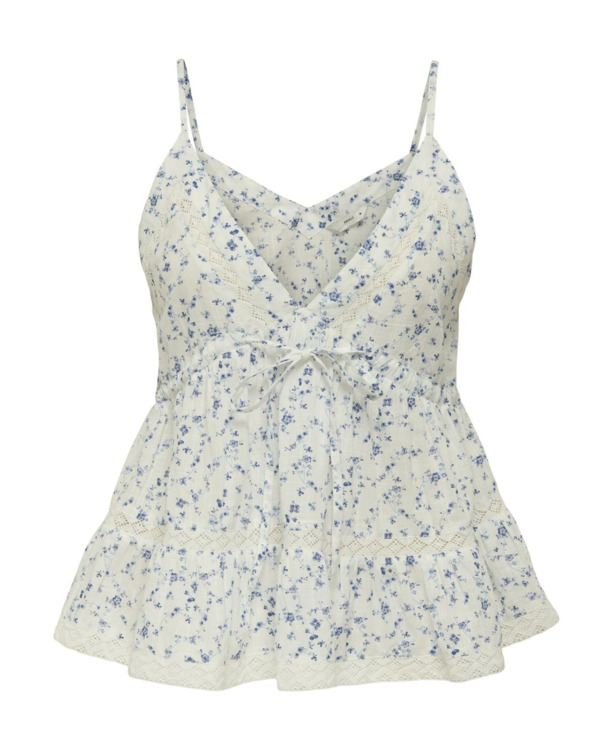 Regular Fit V-Neck Sleeveless (S/L) Regular fit top met V-hals en mouwloos ontwerp voor de zomer