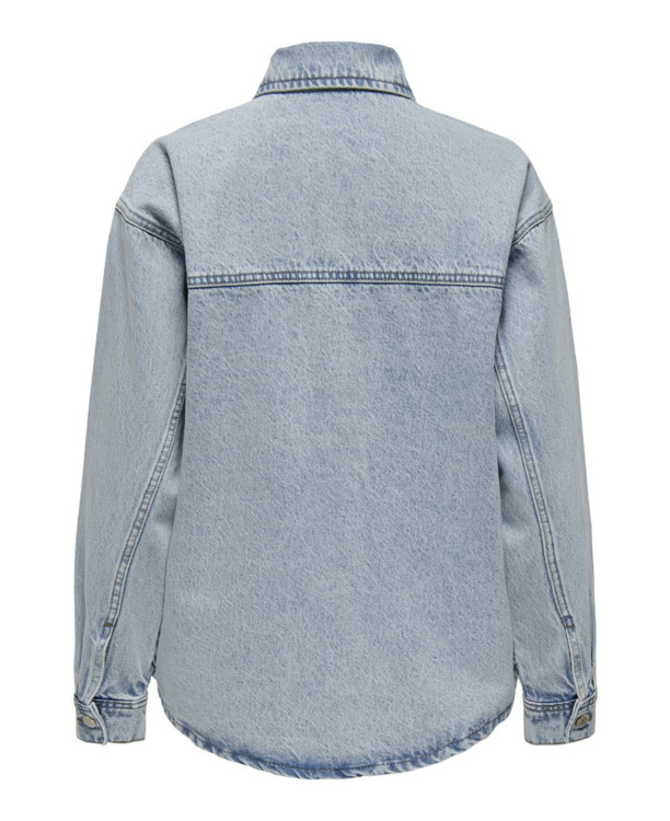 Spread Collar Long Sleeves (L/S) Spijkerjack met lange mouwen en verlaagde schouders