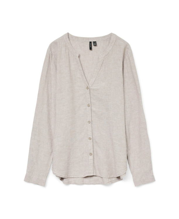 VMLINN LS V-NECK SHIRT WVN NOOS