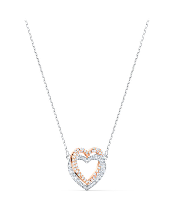 Hyperbola Infinity Necklace Mixed Plating Crystal