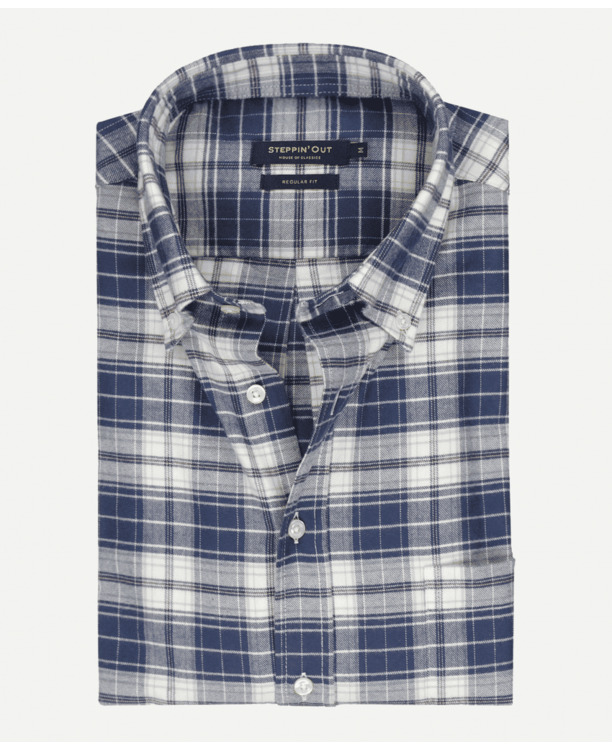 Brushed Twill Check Shirt BD RF