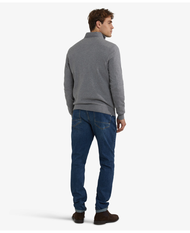 Zip Mock Sweater Heren