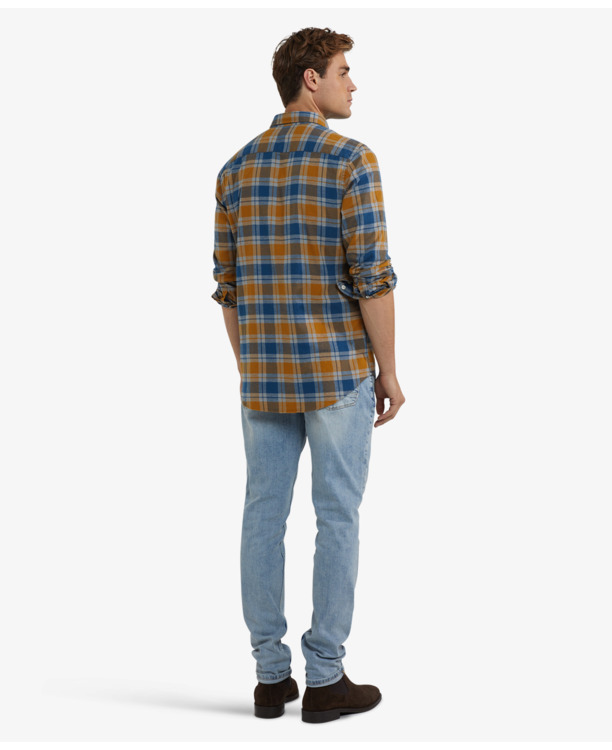 Flannel Check Shirt 100% Cotton Heren