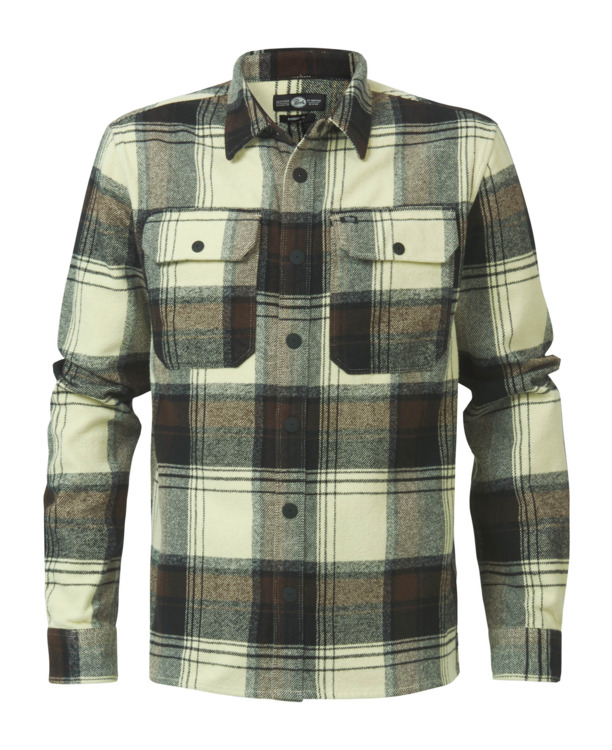 Men Shirt Long Sleeve Check