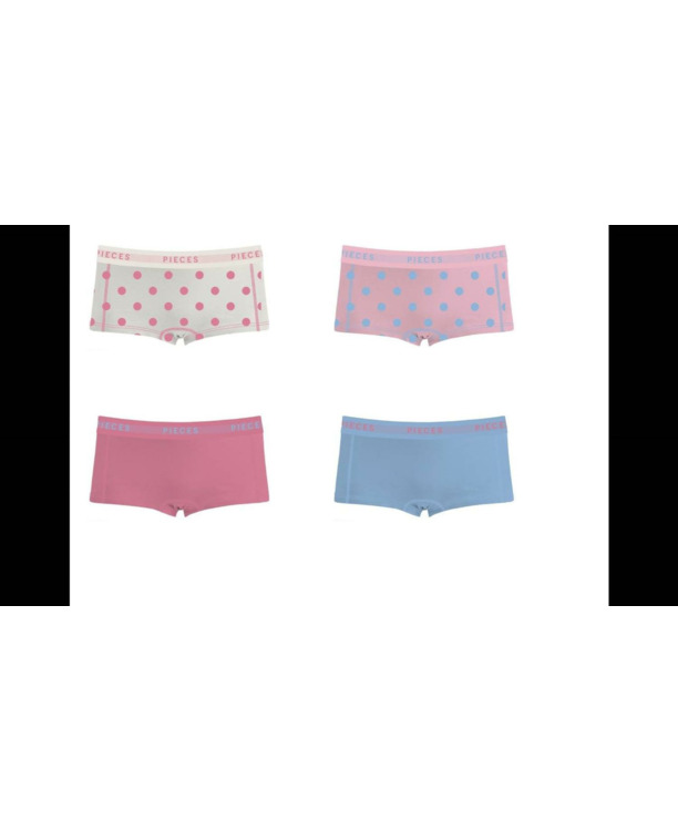 PCLOGO LADY BOXERS 4-PACK