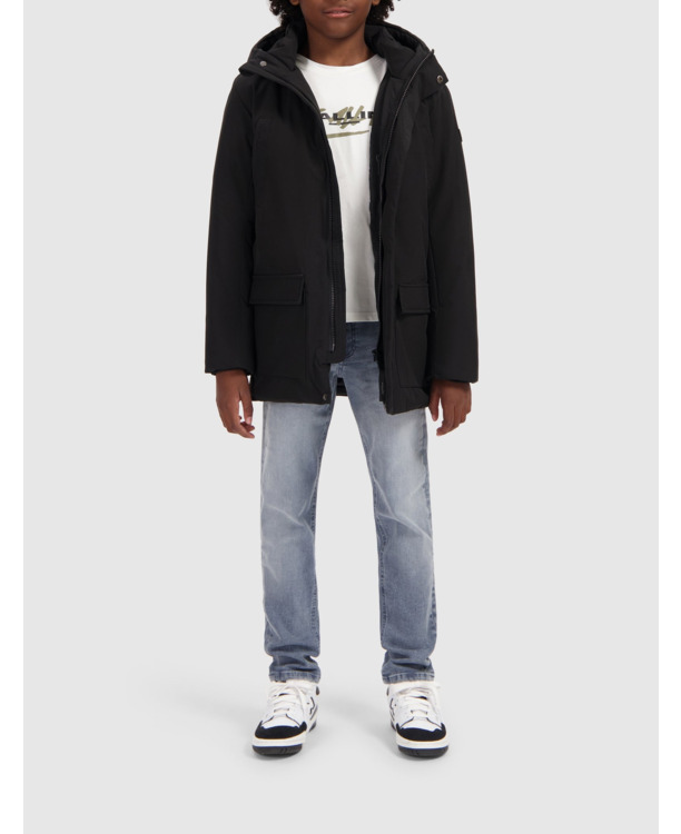 Junior Logo Badge Parka 100% Polyester