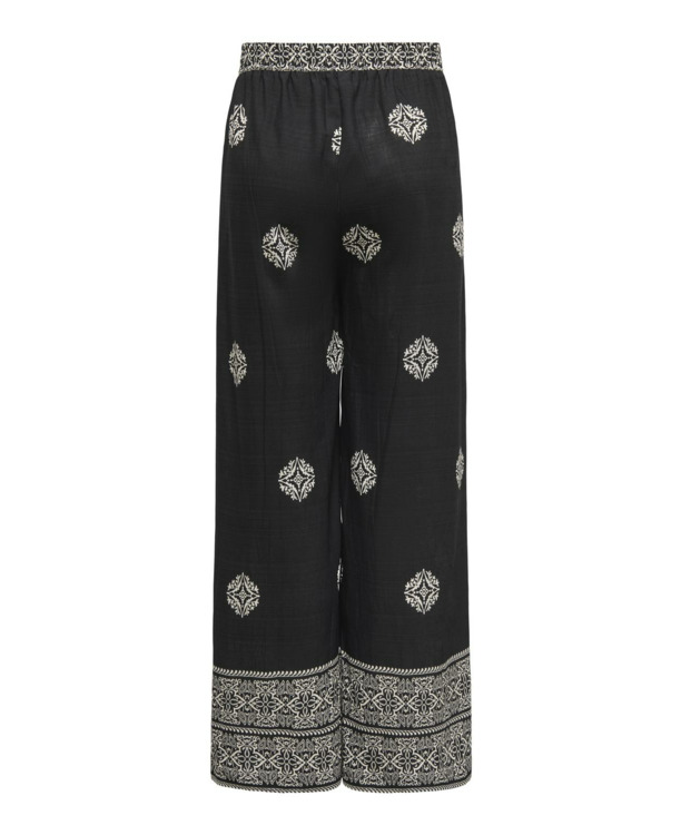 Regular Fit Broek met elastische tailleband in regular fit