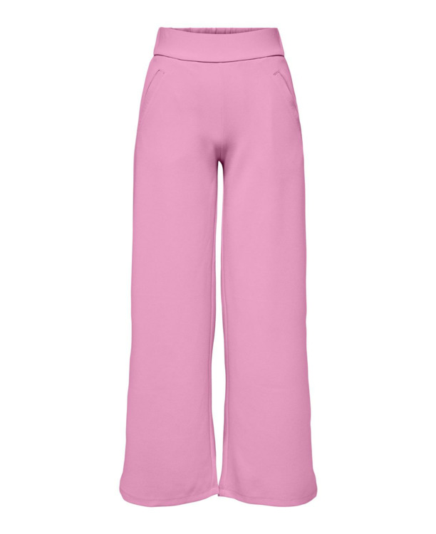 Wide Leg Fit Broek met hoge taille en wijde pijpen