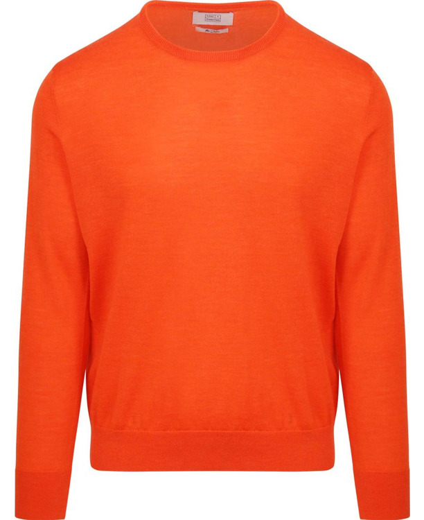 King Essentials The John Pullover Merino Oranje