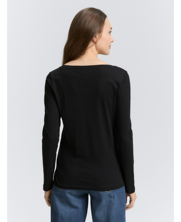 Shirt met lange mouwen en logoprint